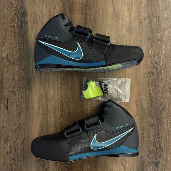 Nike Zoom Javelin Elite 3 Men Size 9 Black Electric Algae Spikes FZ9626-001 main image 6